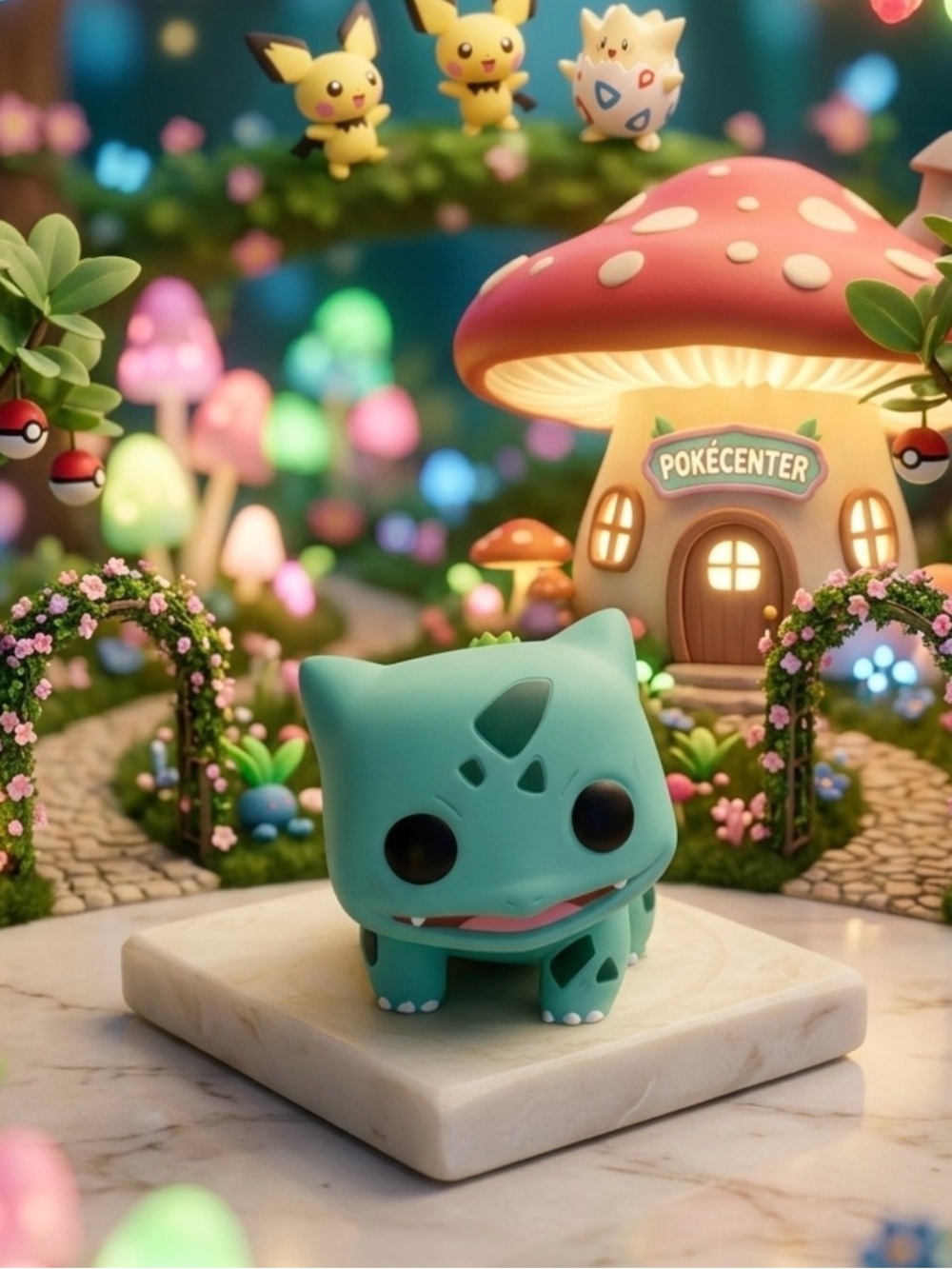 Pokémon Bulbasaur Collectible Figure Funko Pop - Mint Green